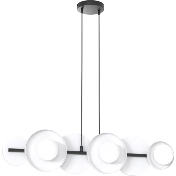 Luster na lankách MODEL 6xG9/8W/230V biela