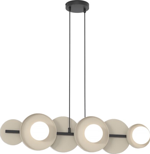Závesný luster na lanku MODEL 6xG9/8W/230V béžová