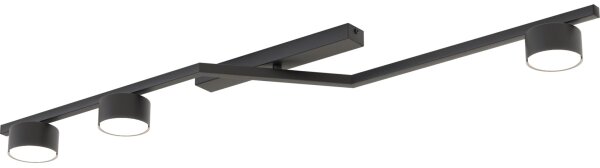 Stropné svietidlo SKAN 3xGX53/12W/230V čierne