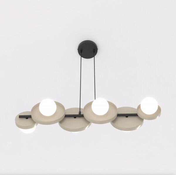 Závesný luster na lanku MODEL 6xG9/8W/230V béžová