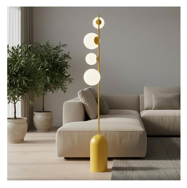 Stojacia lampa ETNO 4xG9/8W/230V oranžová