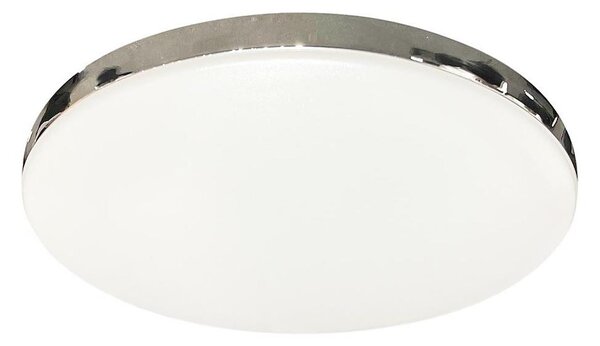 LED kúpeľňové stropné svietidlo MAYA, 15 W, 230 V, pr. 33 cm, IP44, lesklý chróm