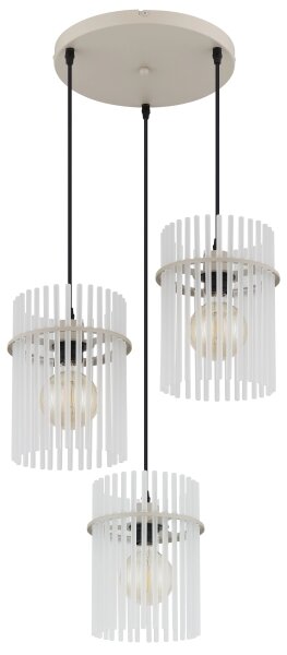 Globo 15698-3HRB - Luster na lanku GORLEY 3xE27/60W/230V