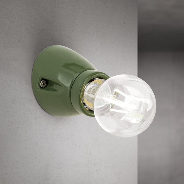 Orion - Nástenné svietidlo FROST 1xE27/60W/230V zelené