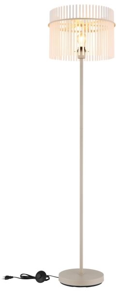 Globo 15698SB - Stojacia lampa GORLEY 1xE27/60W/230V