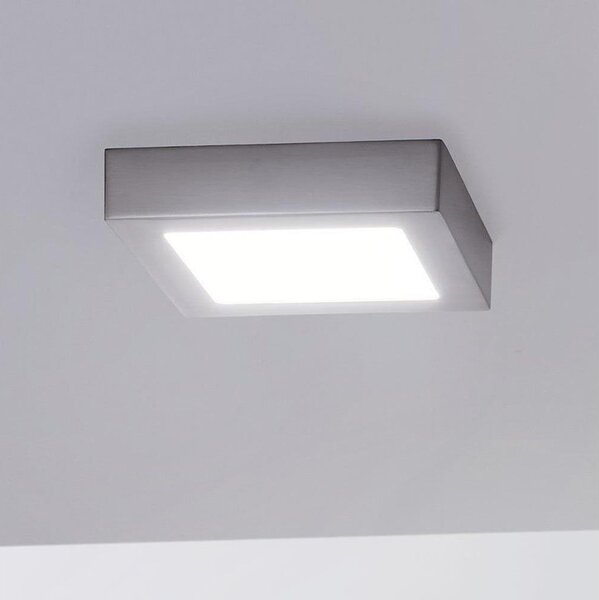 Eglo 78215 - LED stropné svietidlo FUEVA LED/10,9W/230V 17x17 cm matný chróm