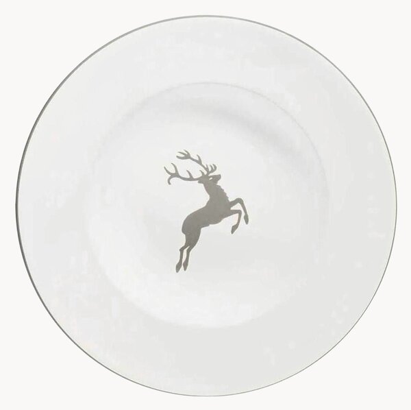 Ručne vyrobený tanier na cestoviny Gourmet Grey Deer