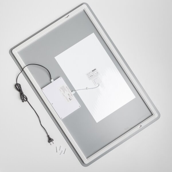Brilagi - LED stmievateľné kúpeľňové vyhrievané zrkadlo s podsvietením DIANA LED/20W/230V 60x90 cm IP44