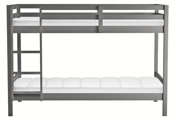 NovýNábytok.sk Detská poschodová posteľ 90 cm Invocato (sivá) (s roštom). Vlastná spoľahlivá doprava až k Vám domov. 1116362