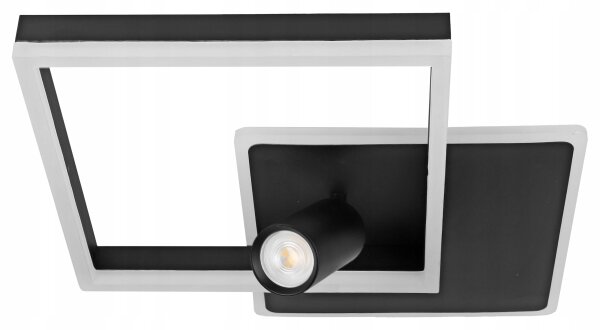 LED stropné svietidlo LED/38W/230V + 1xGU10/30W čierne