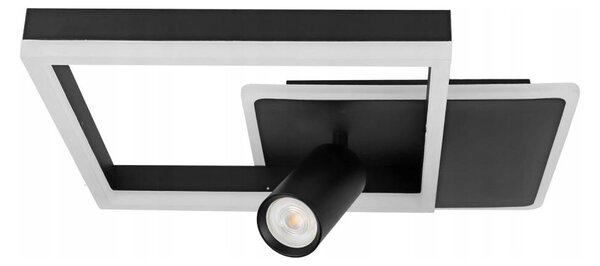 LED stropné svietidlo LED/38W/230V + 1xGU10/30W čierne