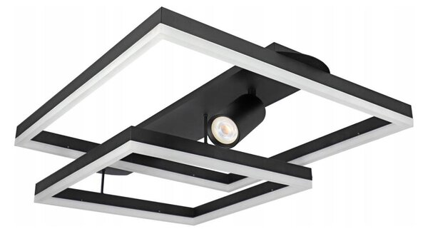 LED stropné svietidlo LED/38W/230V + 1xGU10/30W čierne