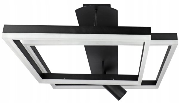 LED stropné svietidlo LED/38W/230V + 1xGU10/30W čierne