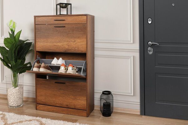 Hanah Home Botník Doel 75x128 cm orech