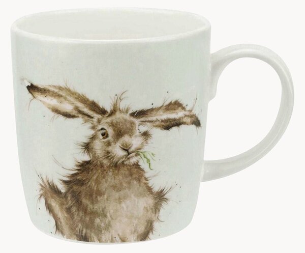 Veľký hrnček z jemného kostného porcelánu Hare Brained