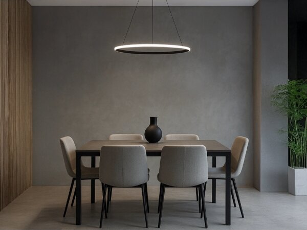 Stmievateľný LED luster na lanku LED/32W/230V 3000-6500K pr. 60 cm + DO