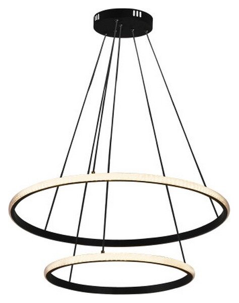 Stmievateľný LED luster s lankovým zavesením LED/55W/230V 3000-6500K priemer 60 cm + diaľkové ovládanie