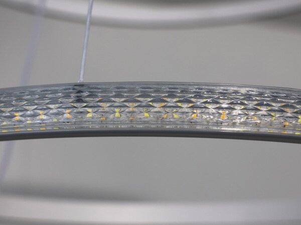Stmievateľný LED luster na lanku LED/55W/230V 3000-6500K pr. 60 cm + diaľkové ovládanie