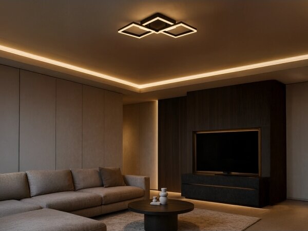 LED stmievateľné stropné svietidlo LED/85W/230V 3000-6500K + diaľkové ovládanie