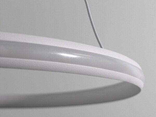 LED Stmievateľný luster na lanku LED/55W/230V 3000-6500K pr. 60 cm + diaľkové ovládanie