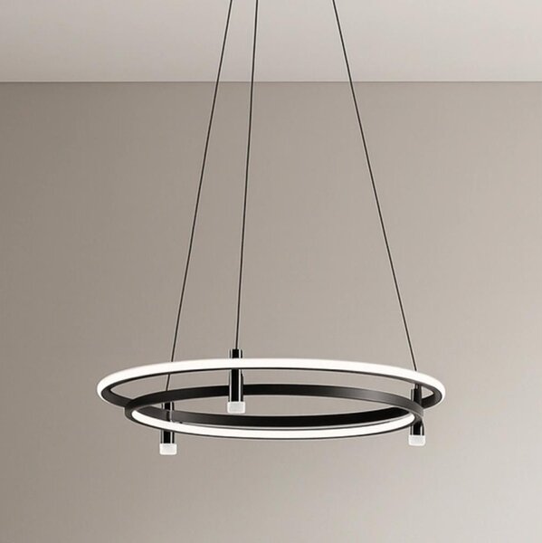 Stlmiteľný luster na lanku LED/100W/230V 3000-6500K pr. 60 cm + diaľkové ovládanie