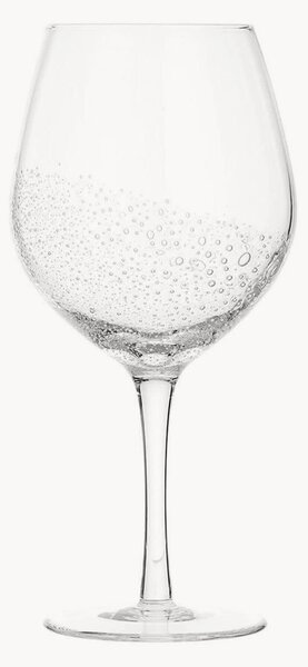 Ručne fúkaný pohár na červené víno Bubble