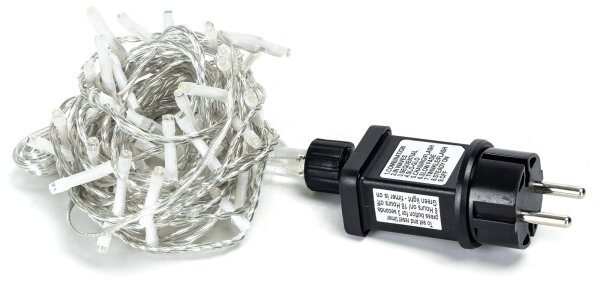 Aigostar - LED vonkajšia vianočná reťaz 50xLED/8 funkcií 8m IP44 teplá biela