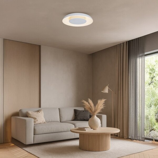 LED stropné svietidlo PIATTINO LED/30W/230V 3000/4000/6000K priemer 40 cm biele