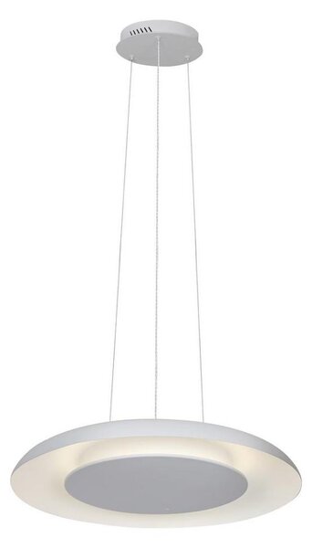 LED závesný luster na lanku PIATTINO LED/30W/230V 2700/3200/4000K priemer 40 cm biela
