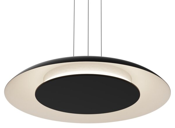 LED luster na lane PIATTINO LED/30W/230V 2700/3200/4000K pr. 40 cm čierna