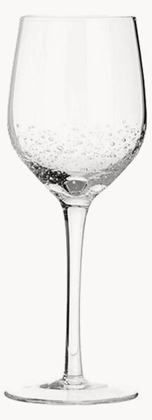 Ručne fúkaný pohár na biele víno Bubble