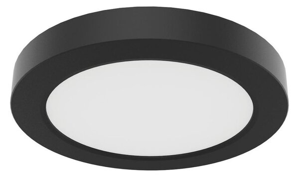 LED stropné svietidlo EVORA LED/6W/230V 3000/4000/6000K priemer 14 cm čierne