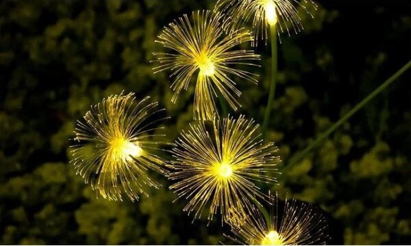 LED Solárne dekoračné svietidlo so senzorom 6xLED/1,2V 3000K 77 cm 600 mAh IP44