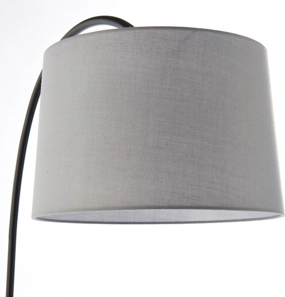 Endon 78163 - Stojacia lampa CARLSON 1xE27/60W/230V šedá/čierna