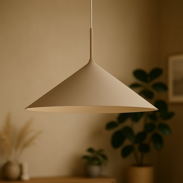 Luster na lanku CAPITAL 1xGX53/15W/230V priemer 60 cm béžový