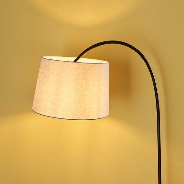 Endon 78163 - Stojacia lampa CARLSON 1xE27/60W/230V šedá/čierna