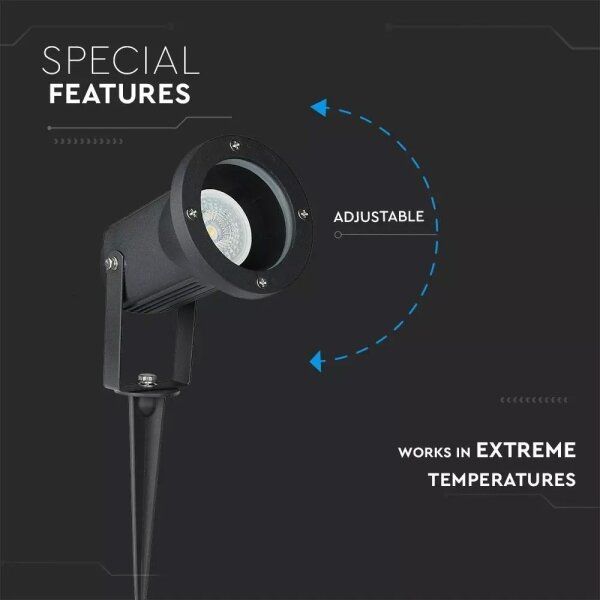 Vonkajšia lampa 1xGU10/35W/230V IP44