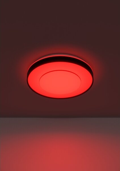 Eglo 300688 - LED RGBW stmievateľné stropné svietidlo MONTERIGGIONI-Z LED/18,5W/230V čierna+DO