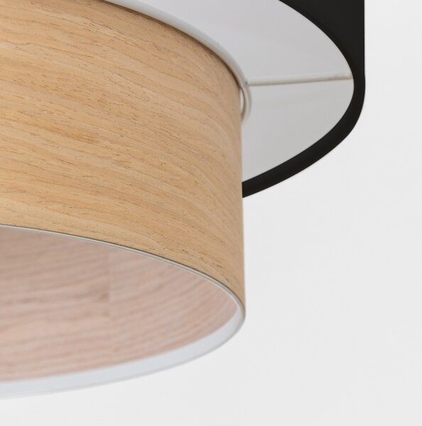 Brilagi - LED luster na lanku CERIA 1xE27/40W/230V priemer 50 cm čierna/béžová