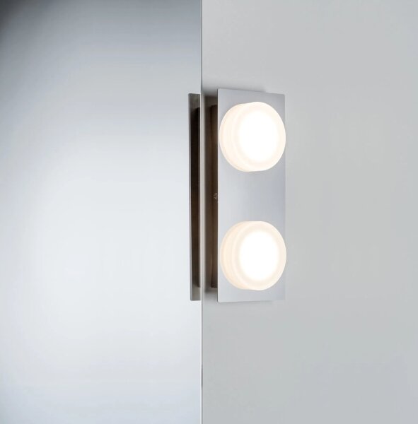 Paulmann 70883 - 2xLED/4,7W IP23 Kúpeľňové nástenné svietidlo DORADUS 230V