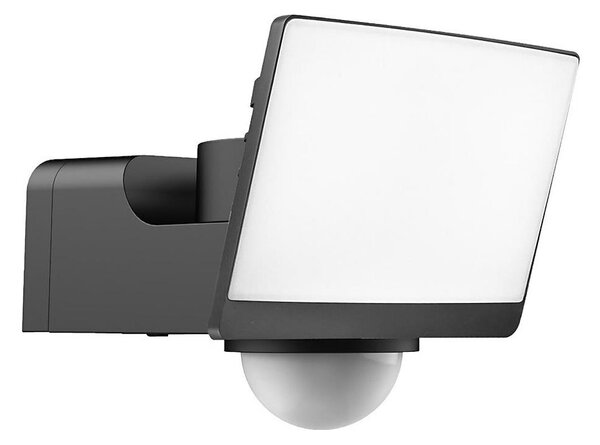 LED reflektor DAVOS s pohybovým a súmrakovým senzorom, LED/30W/230V, IP54, čierny