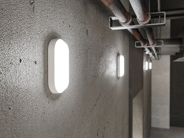 LED Vonkajšie nástenné svietidlo LED/6W/230V IP54 biele