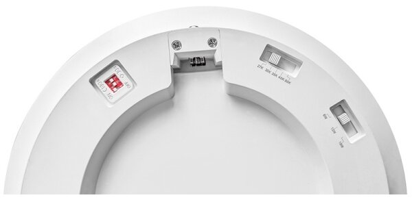 LED stmievateľné stropné svietidlo so snímačom, 6/12/18 W, 230 V, priemer 23 cm