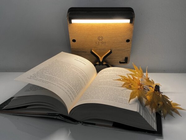 Li-Go 4070/DUB2 - LED Stolná dekorácia LED/12W/230V 19x19 cm dub/kôň