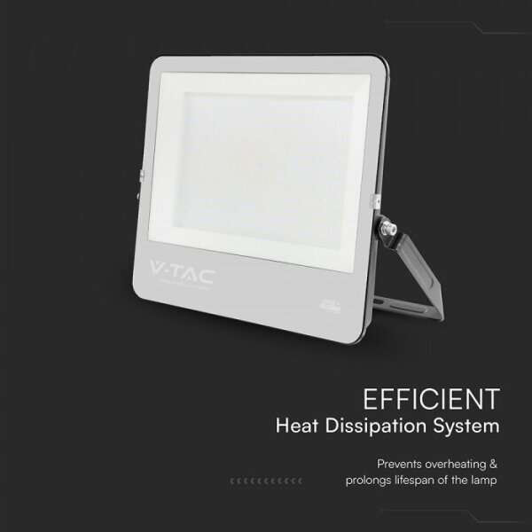 LED reflektor LED/300W/230V 4000K IP65 čierny