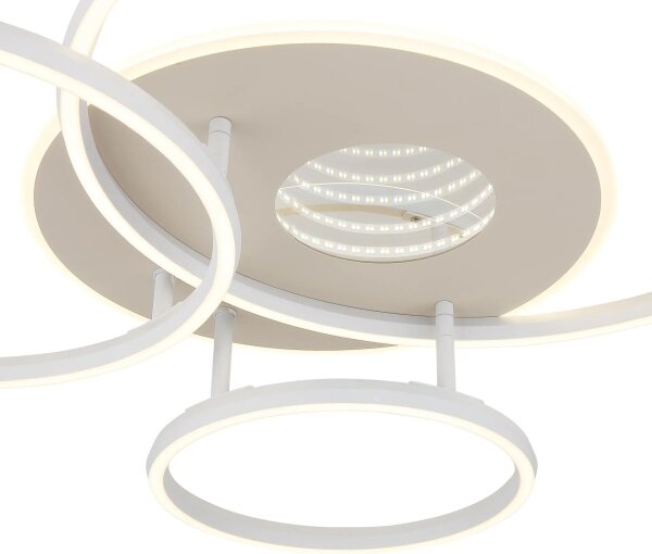 Globo 48466B-40-LED Stmievateľné stropné svietidlo INVERTINA 40W/230V 2700-6500K 70x80,7cm+DO