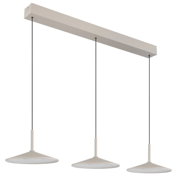Globo 15635SA-3H - Závesný LED luster na lanku LAMPONE LED/24W/230V 4000K béžový