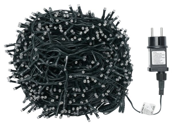 Aigostar - Vonkajšia vianočná LED reťaz 1000xLED/8 funkcií 53m IP44 viacfarebná