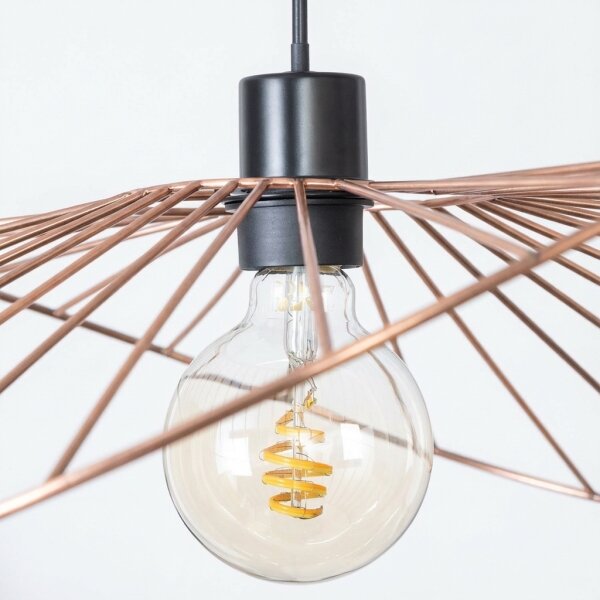 Brilagi - LED luster na lankách CERIA WIRE 1xE27/40W/230V 60x80 cm bronzový