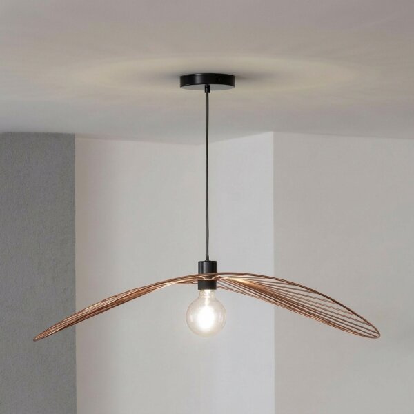 Brilagi - LED luster na lankách CERIA WIRE 1xE27/40W/230V 60x80 cm bronzový